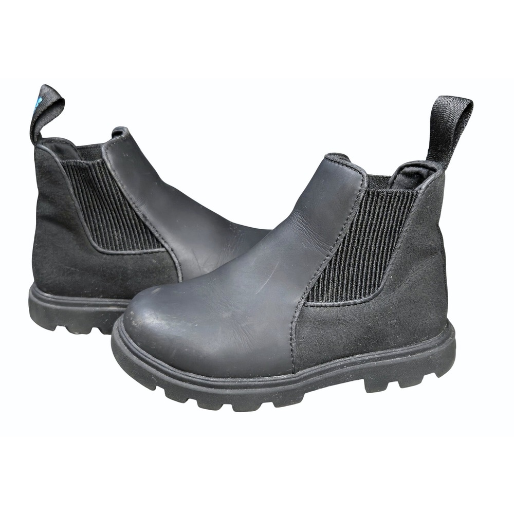Girls Native C10 Kensington Treklite Black Chelsea Boots Water Resistant